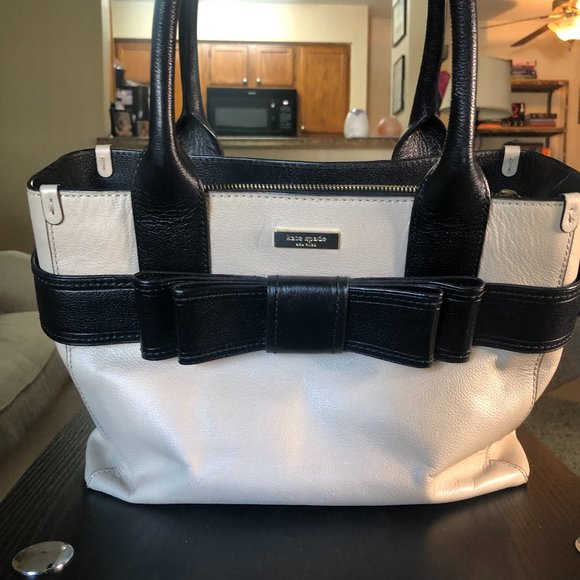 Kate Spade purse, black and tan - Picture 5 of 6